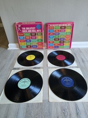 The Greatest Rock and Roll Hits" 4 Vinyl Box Set